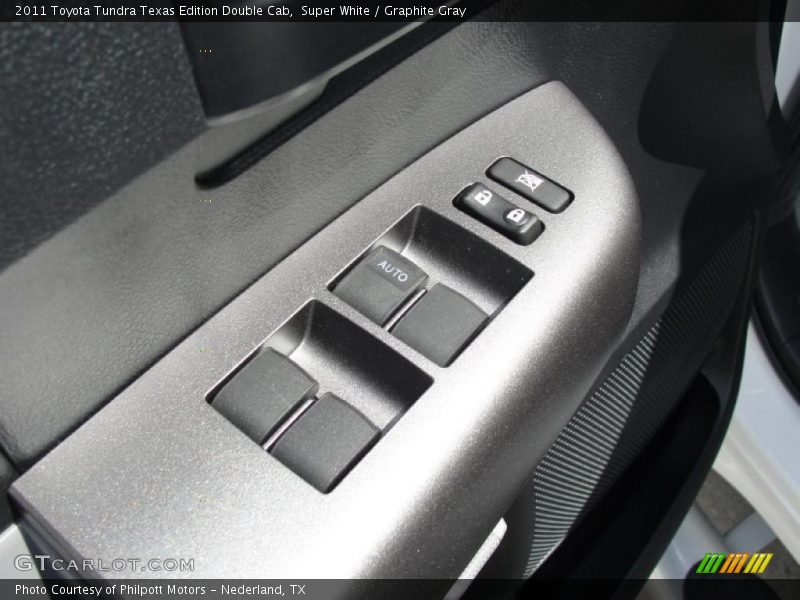 Super White / Graphite Gray 2011 Toyota Tundra Texas Edition Double Cab