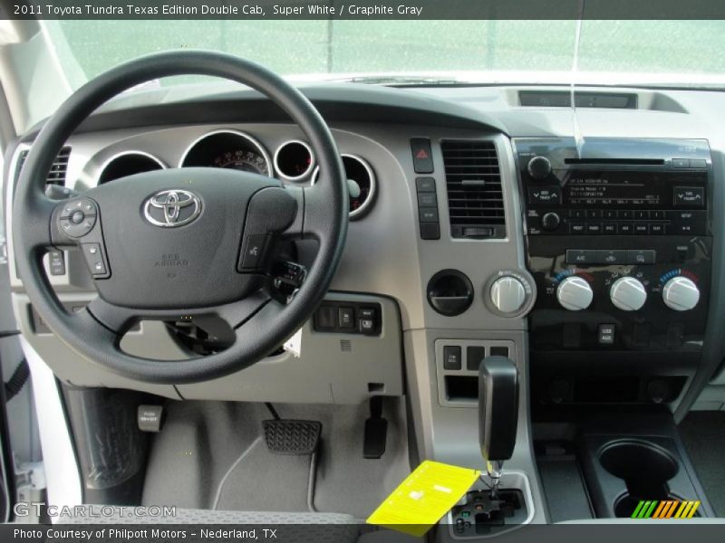 Dashboard of 2011 Tundra Texas Edition Double Cab