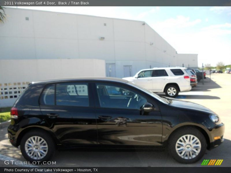Black / Titan Black 2011 Volkswagen Golf 4 Door