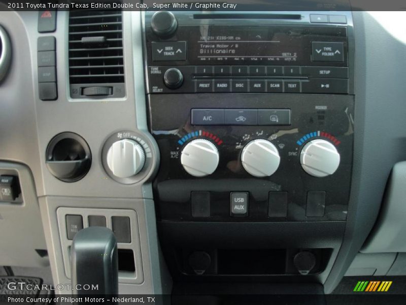 Controls of 2011 Tundra Texas Edition Double Cab