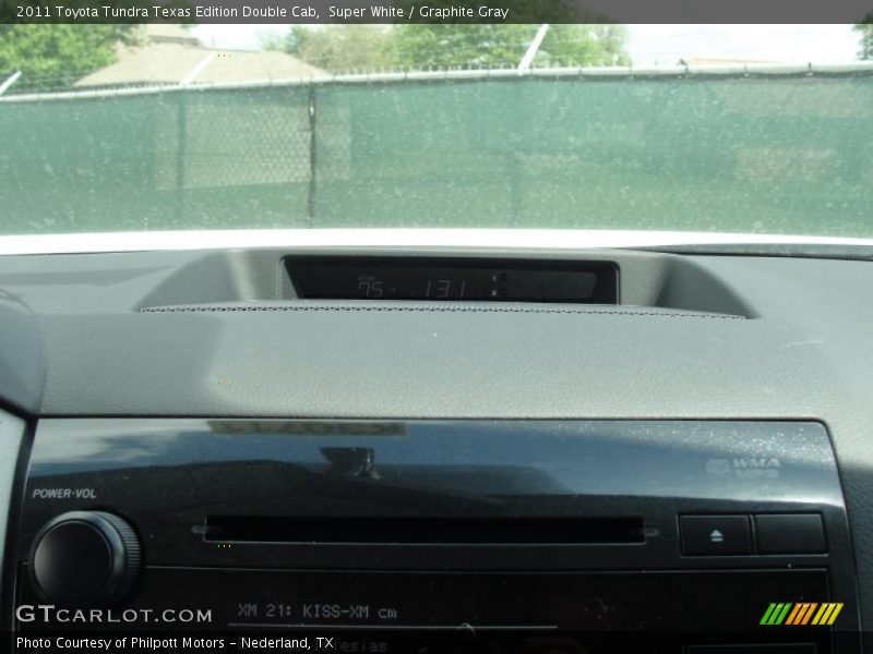 Super White / Graphite Gray 2011 Toyota Tundra Texas Edition Double Cab