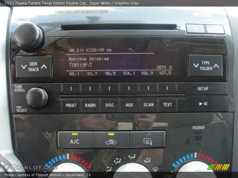 Controls of 2011 Tundra Texas Edition Double Cab