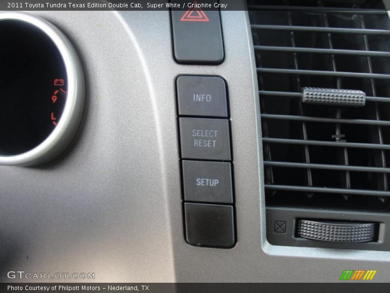 Controls of 2011 Tundra Texas Edition Double Cab