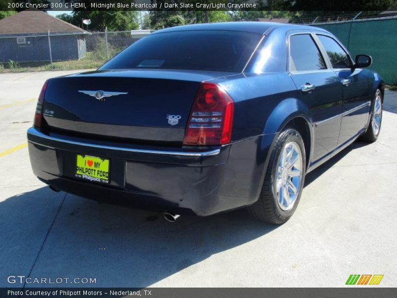 Midnight Blue Pearlcoat / Dark Slate Gray/Light Graystone 2006 Chrysler 300 C HEMI