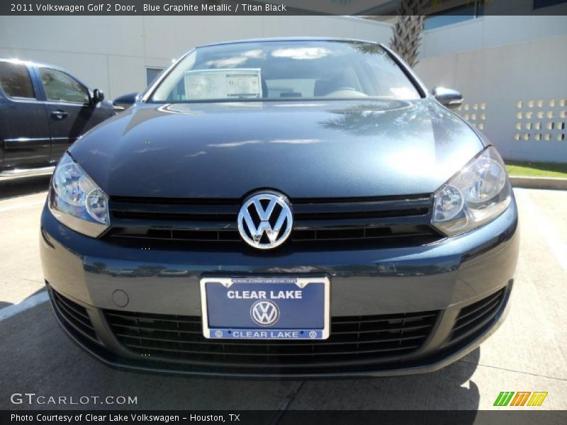 Blue Graphite Metallic / Titan Black 2011 Volkswagen Golf 2 Door