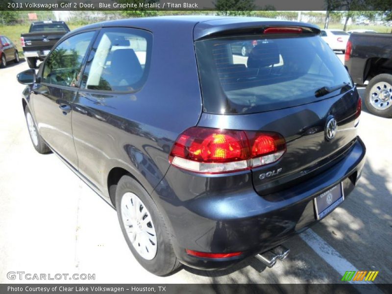 Blue Graphite Metallic / Titan Black 2011 Volkswagen Golf 2 Door