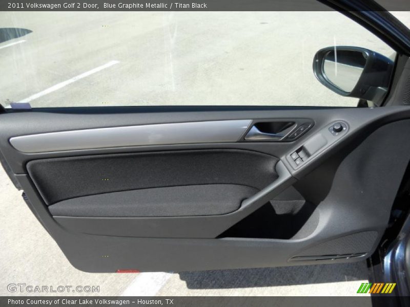 Blue Graphite Metallic / Titan Black 2011 Volkswagen Golf 2 Door