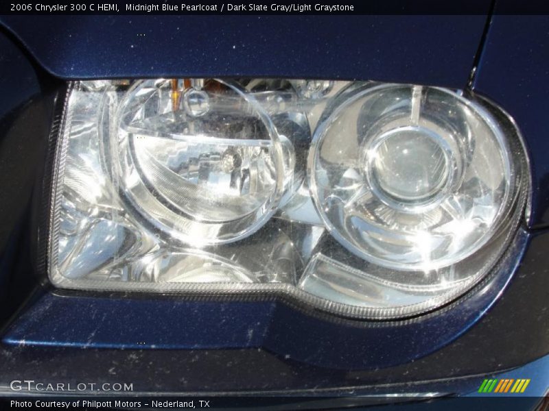 Midnight Blue Pearlcoat / Dark Slate Gray/Light Graystone 2006 Chrysler 300 C HEMI