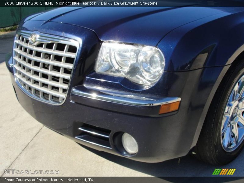 Midnight Blue Pearlcoat / Dark Slate Gray/Light Graystone 2006 Chrysler 300 C HEMI