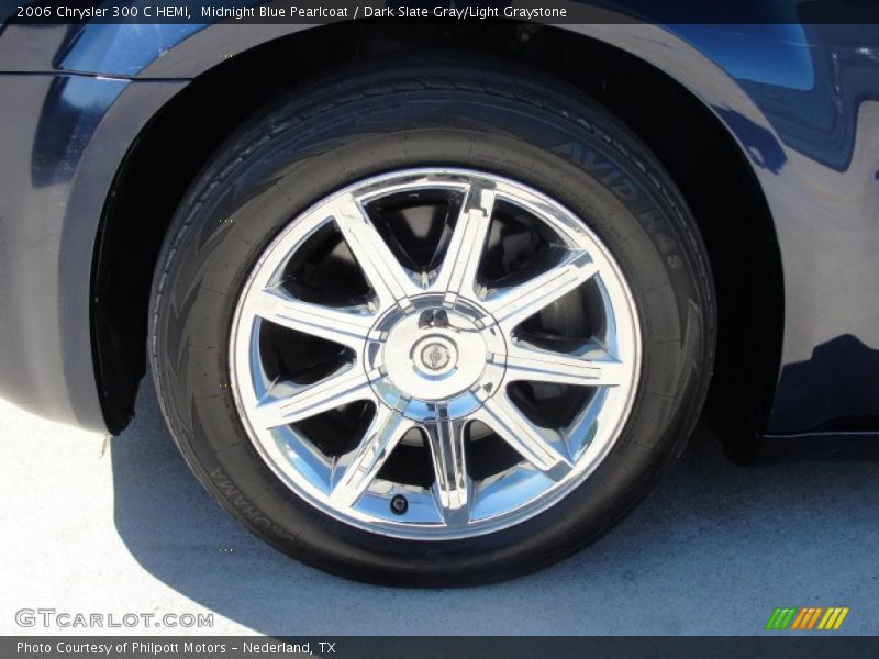 Midnight Blue Pearlcoat / Dark Slate Gray/Light Graystone 2006 Chrysler 300 C HEMI