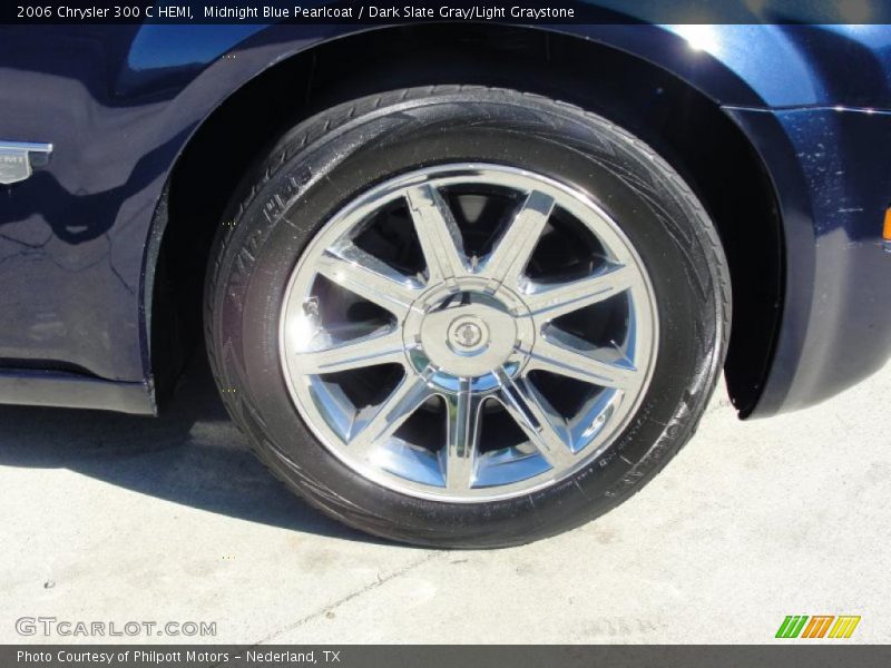 Midnight Blue Pearlcoat / Dark Slate Gray/Light Graystone 2006 Chrysler 300 C HEMI