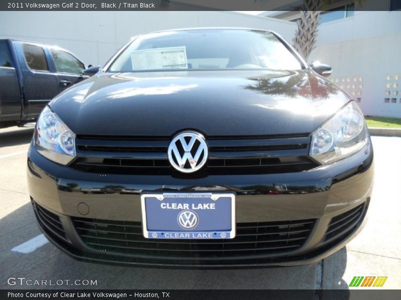 Black / Titan Black 2011 Volkswagen Golf 2 Door