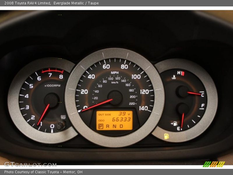 Everglade Metallic / Taupe 2008 Toyota RAV4 Limited