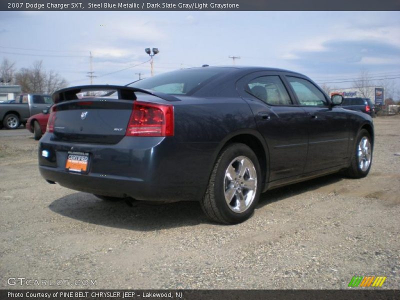 Steel Blue Metallic / Dark Slate Gray/Light Graystone 2007 Dodge Charger SXT