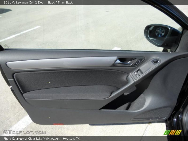 Black / Titan Black 2011 Volkswagen Golf 2 Door