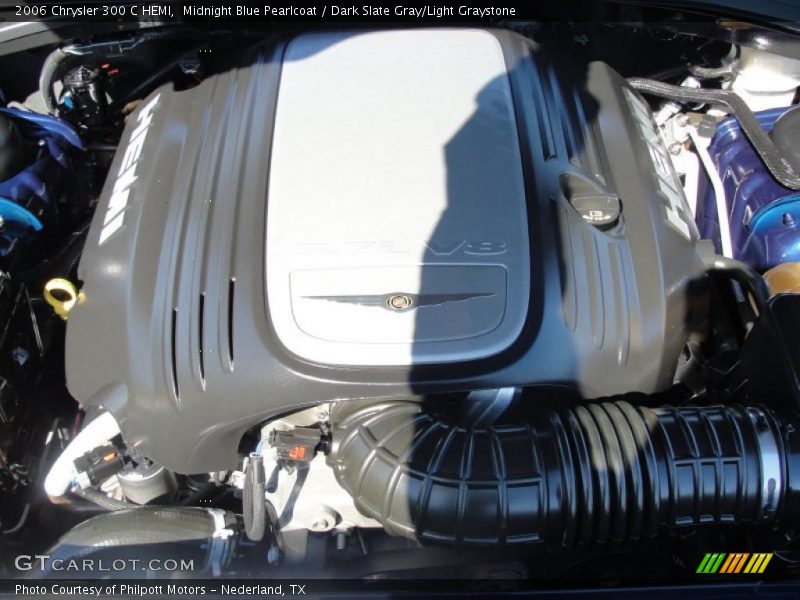 Midnight Blue Pearlcoat / Dark Slate Gray/Light Graystone 2006 Chrysler 300 C HEMI