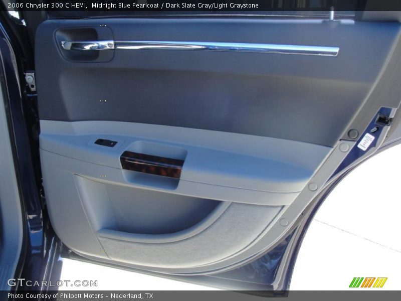 Midnight Blue Pearlcoat / Dark Slate Gray/Light Graystone 2006 Chrysler 300 C HEMI