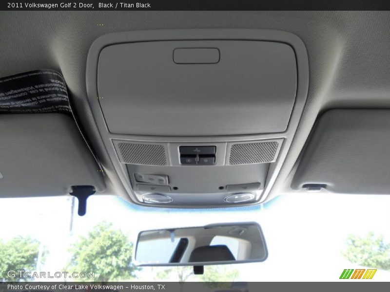 Black / Titan Black 2011 Volkswagen Golf 2 Door