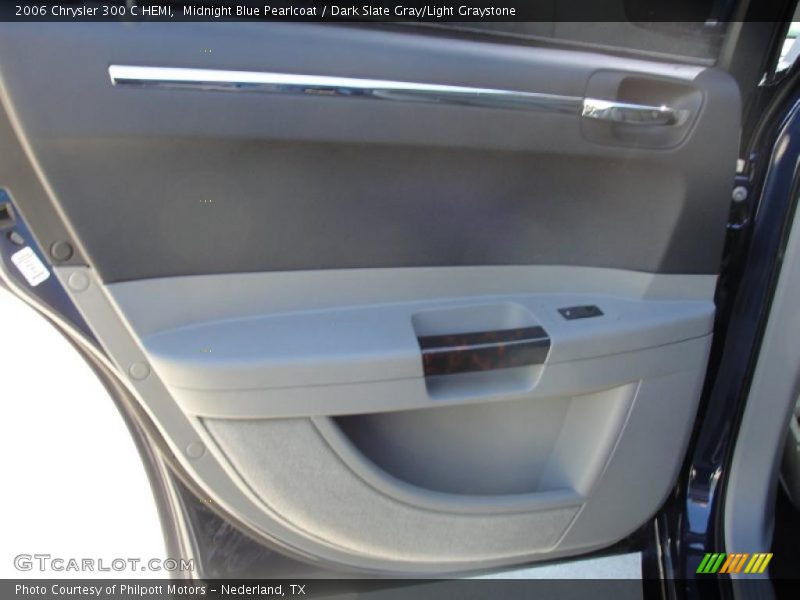 Midnight Blue Pearlcoat / Dark Slate Gray/Light Graystone 2006 Chrysler 300 C HEMI