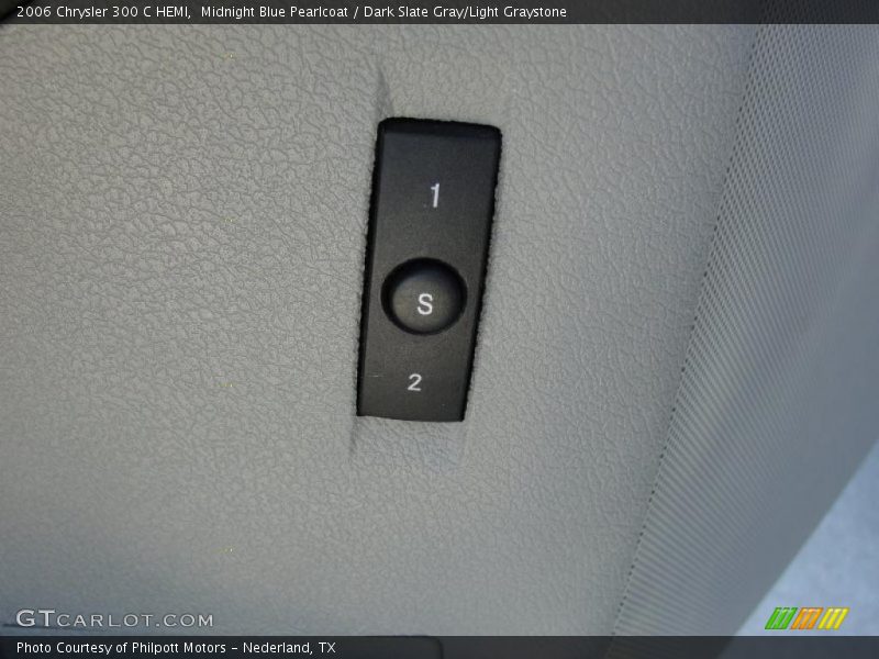 Midnight Blue Pearlcoat / Dark Slate Gray/Light Graystone 2006 Chrysler 300 C HEMI