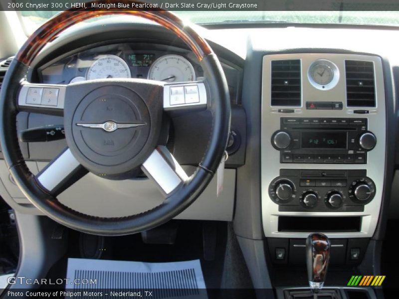 Midnight Blue Pearlcoat / Dark Slate Gray/Light Graystone 2006 Chrysler 300 C HEMI