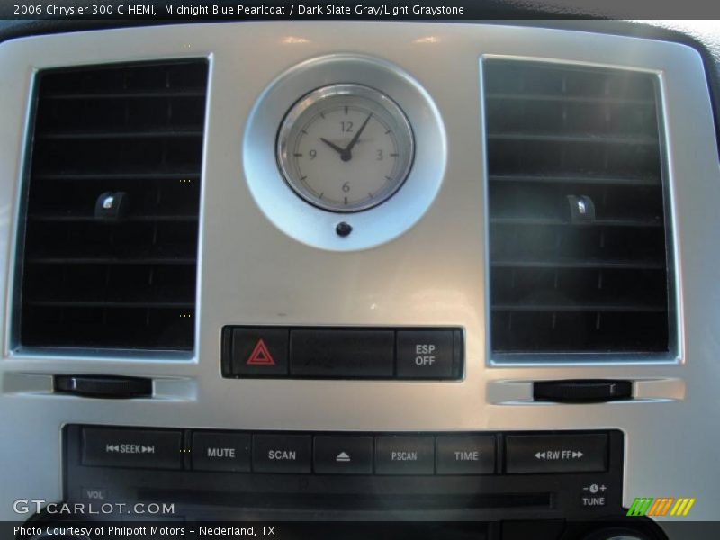 Midnight Blue Pearlcoat / Dark Slate Gray/Light Graystone 2006 Chrysler 300 C HEMI