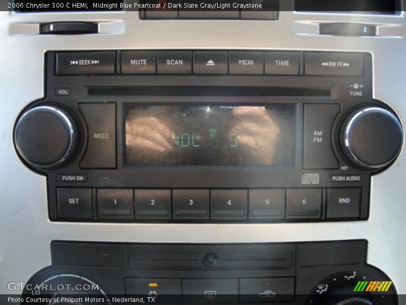 Midnight Blue Pearlcoat / Dark Slate Gray/Light Graystone 2006 Chrysler 300 C HEMI