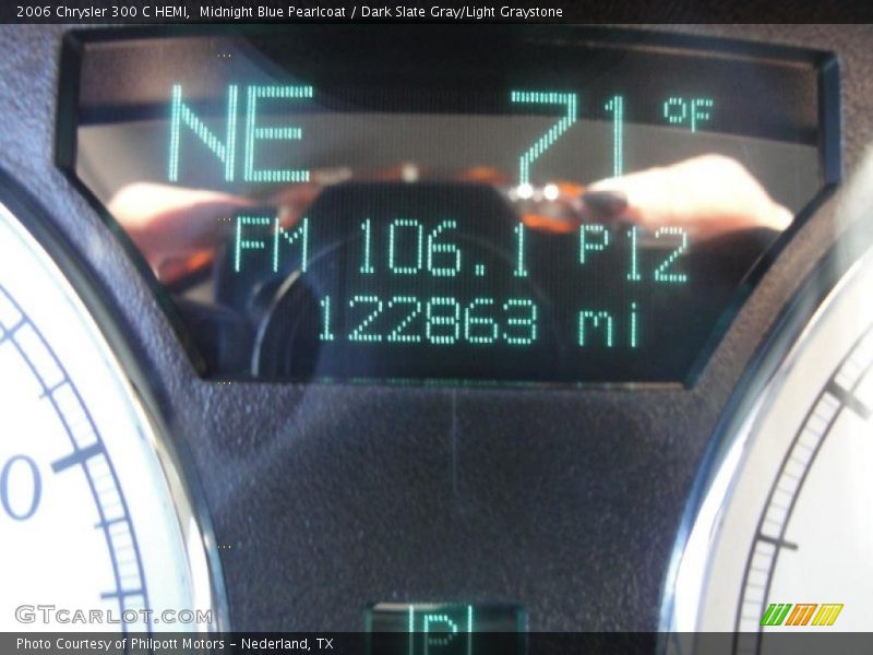 Midnight Blue Pearlcoat / Dark Slate Gray/Light Graystone 2006 Chrysler 300 C HEMI