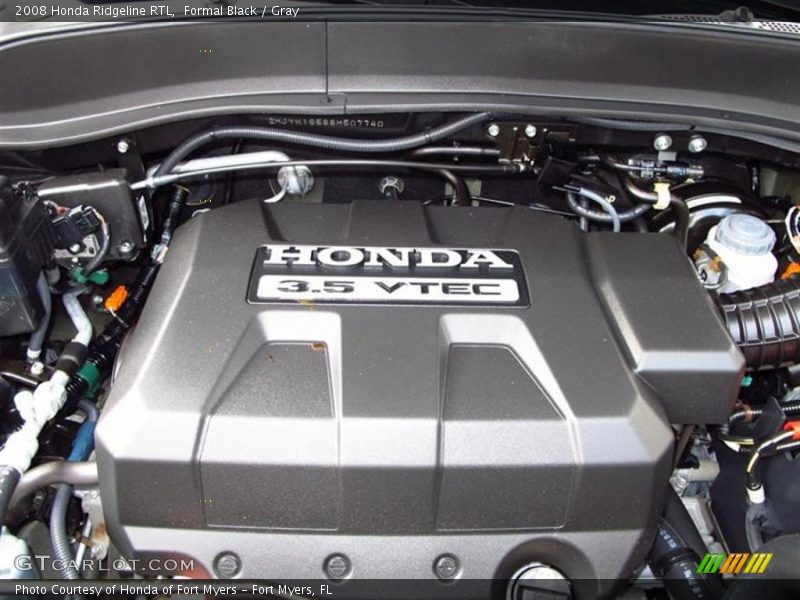 Formal Black / Gray 2008 Honda Ridgeline RTL