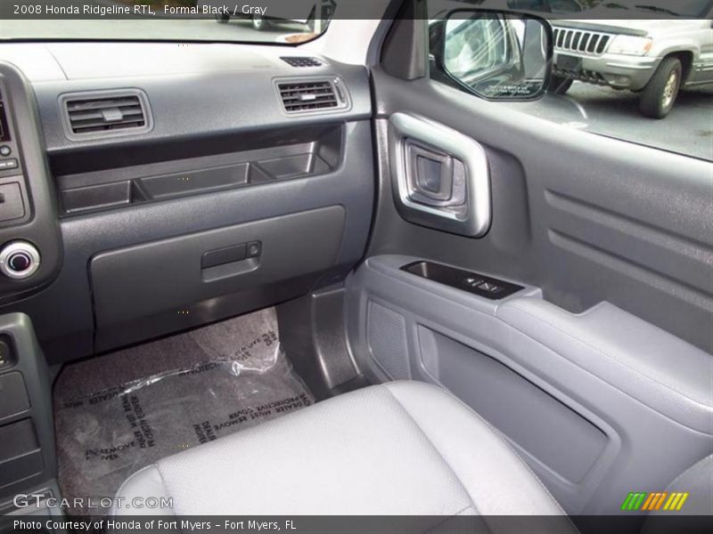Formal Black / Gray 2008 Honda Ridgeline RTL