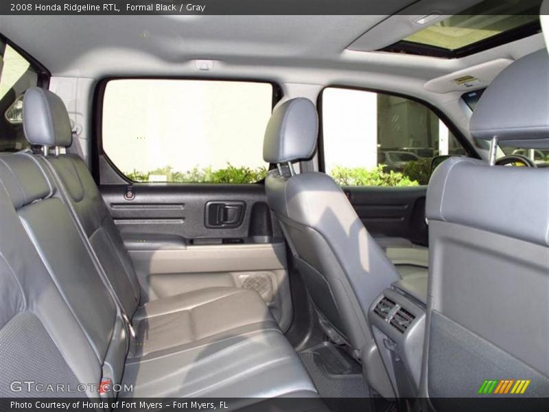 Formal Black / Gray 2008 Honda Ridgeline RTL