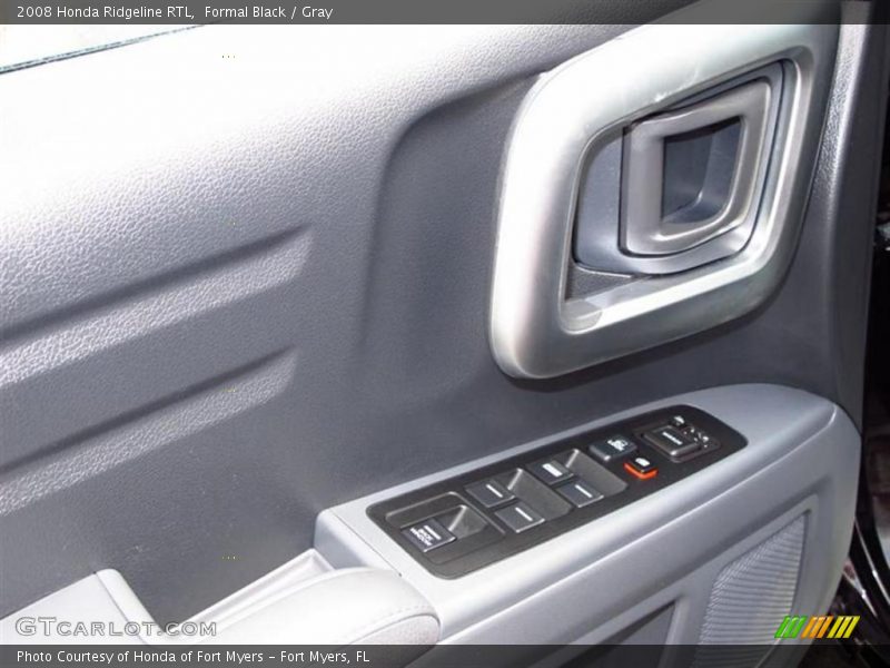Formal Black / Gray 2008 Honda Ridgeline RTL