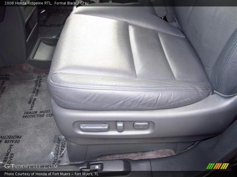 Formal Black / Gray 2008 Honda Ridgeline RTL