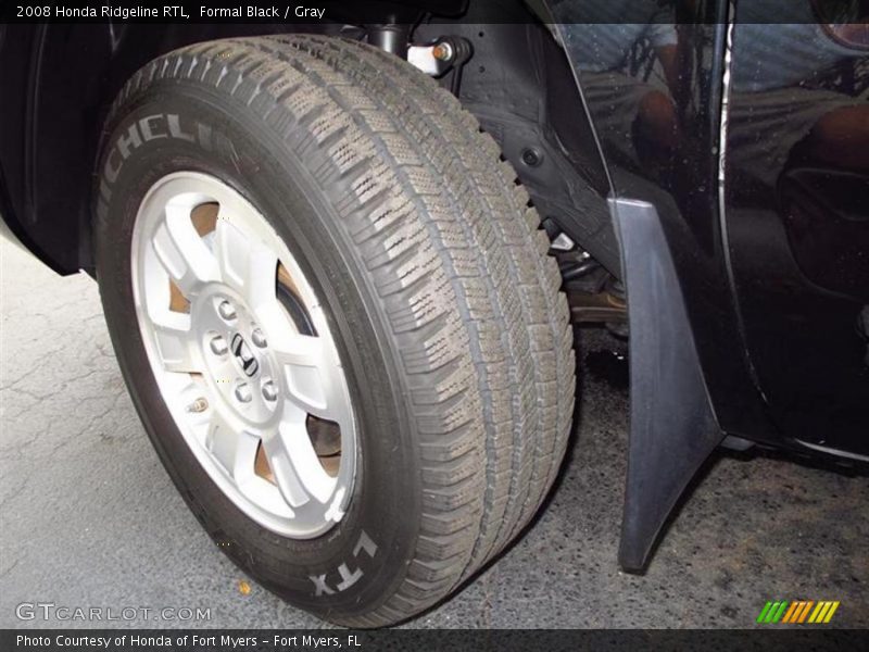 Formal Black / Gray 2008 Honda Ridgeline RTL