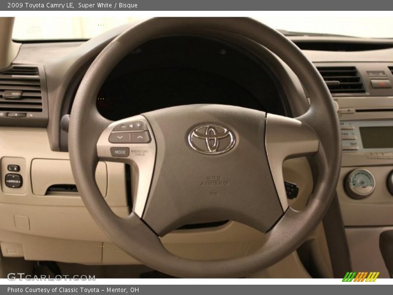 Super White / Bisque 2009 Toyota Camry LE