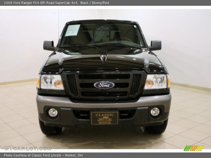 Black / Ebony/Red 2009 Ford Ranger FX4 Off-Road SuperCab 4x4