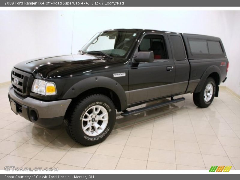 Black / Ebony/Red 2009 Ford Ranger FX4 Off-Road SuperCab 4x4
