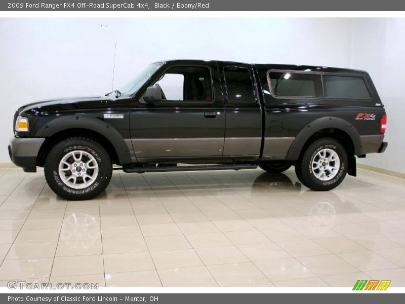 Black / Ebony/Red 2009 Ford Ranger FX4 Off-Road SuperCab 4x4