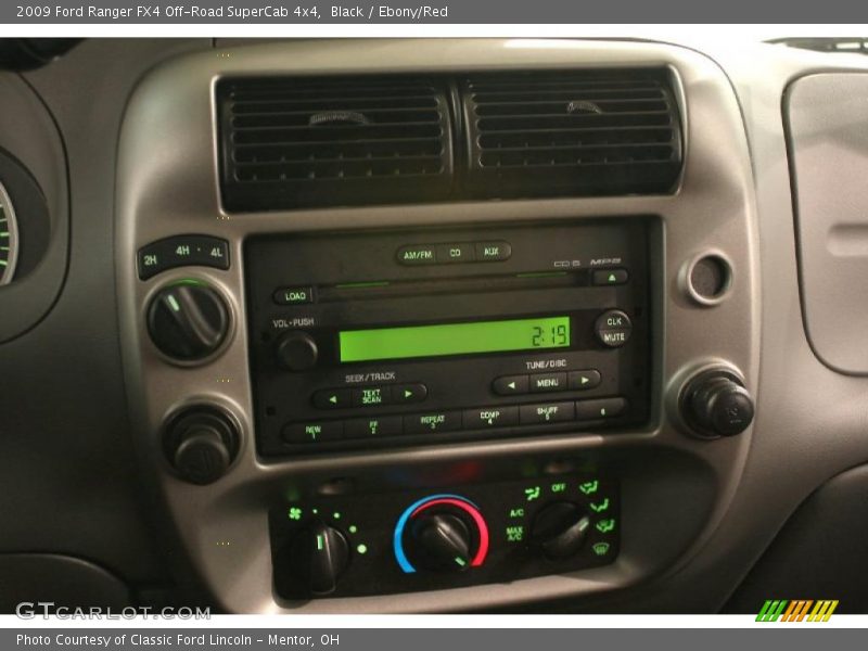 Black / Ebony/Red 2009 Ford Ranger FX4 Off-Road SuperCab 4x4
