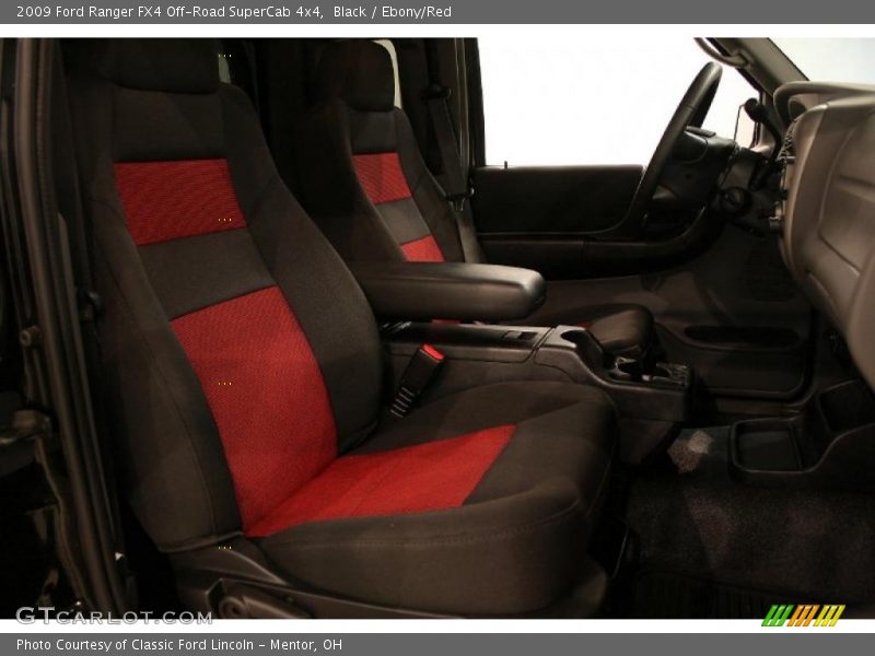 Black / Ebony/Red 2009 Ford Ranger FX4 Off-Road SuperCab 4x4