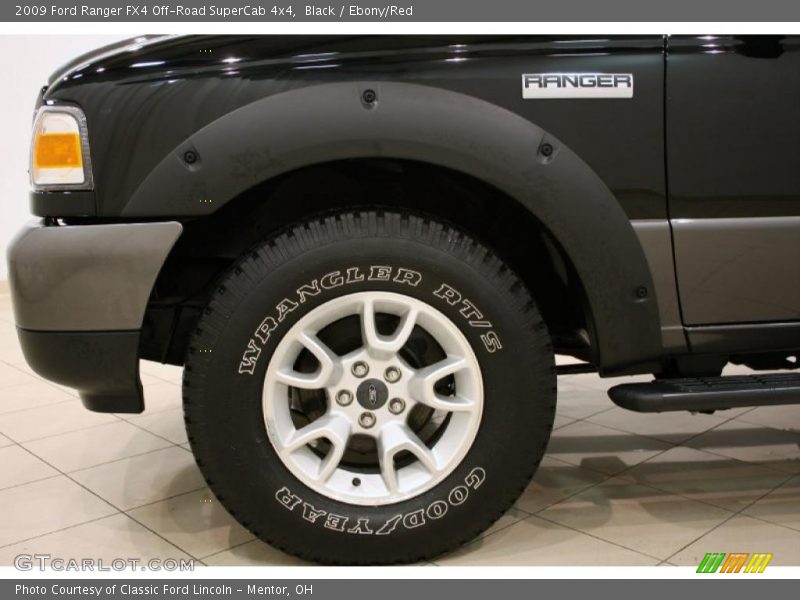 Black / Ebony/Red 2009 Ford Ranger FX4 Off-Road SuperCab 4x4