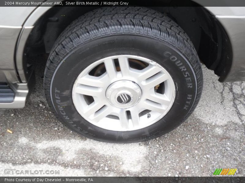 Silver Birch Metallic / Midnight Grey 2004 Mercury Mountaineer AWD