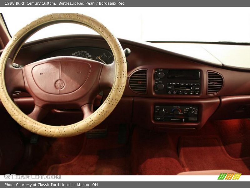 Bordeaux Red Pearl / Bordeaux Red 1998 Buick Century Custom