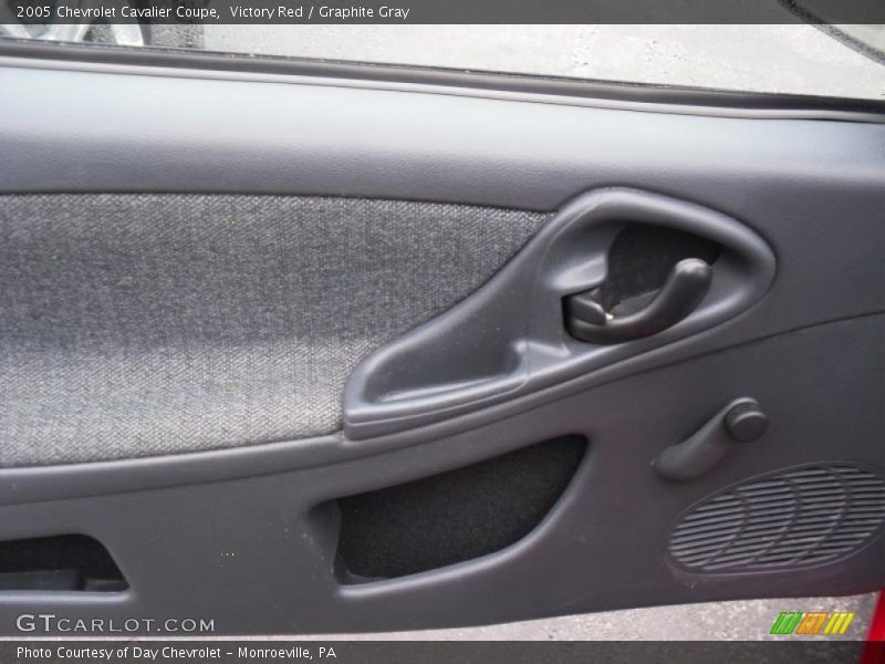 Victory Red / Graphite Gray 2005 Chevrolet Cavalier Coupe