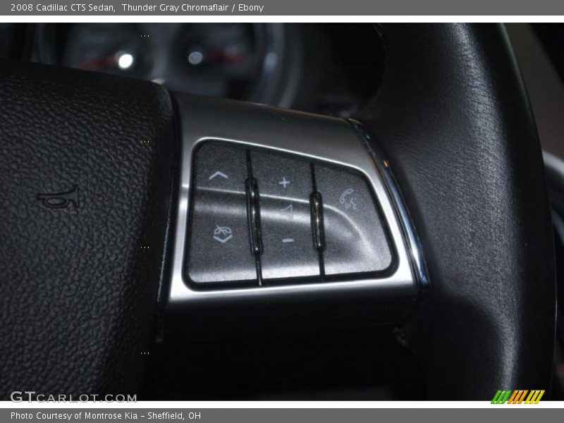 Thunder Gray Chromaflair / Ebony 2008 Cadillac CTS Sedan