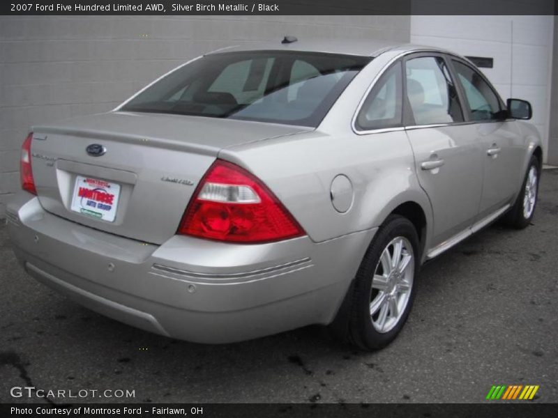 Silver Birch Metallic / Black 2007 Ford Five Hundred Limited AWD