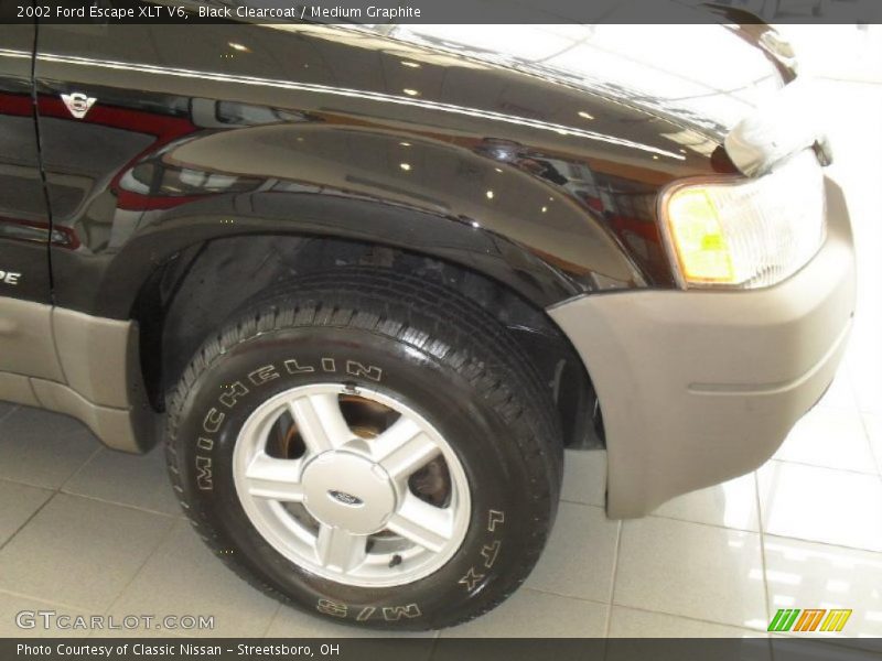 Black Clearcoat / Medium Graphite 2002 Ford Escape XLT V6