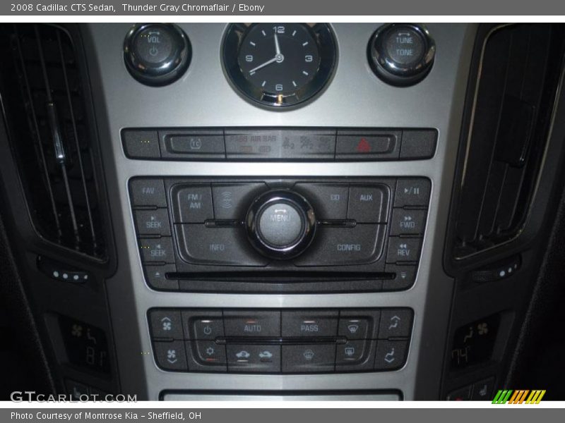 Thunder Gray Chromaflair / Ebony 2008 Cadillac CTS Sedan