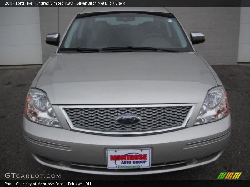 Silver Birch Metallic / Black 2007 Ford Five Hundred Limited AWD
