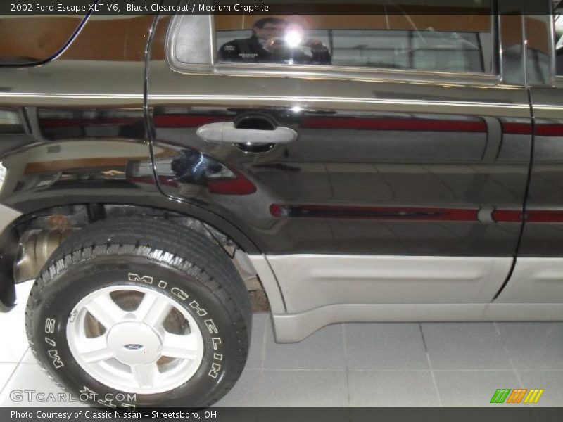 Black Clearcoat / Medium Graphite 2002 Ford Escape XLT V6